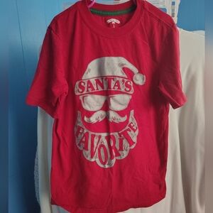 Red Santa's Favorite Kids Tee